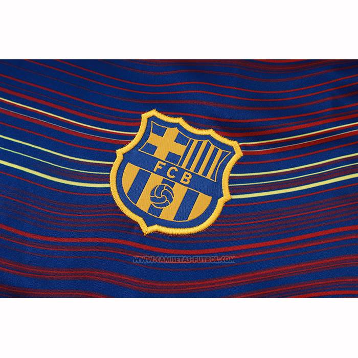 Chandal del Barcelona Manga Corta 2025-2026 Azul Amarillo - Pantalon Corto